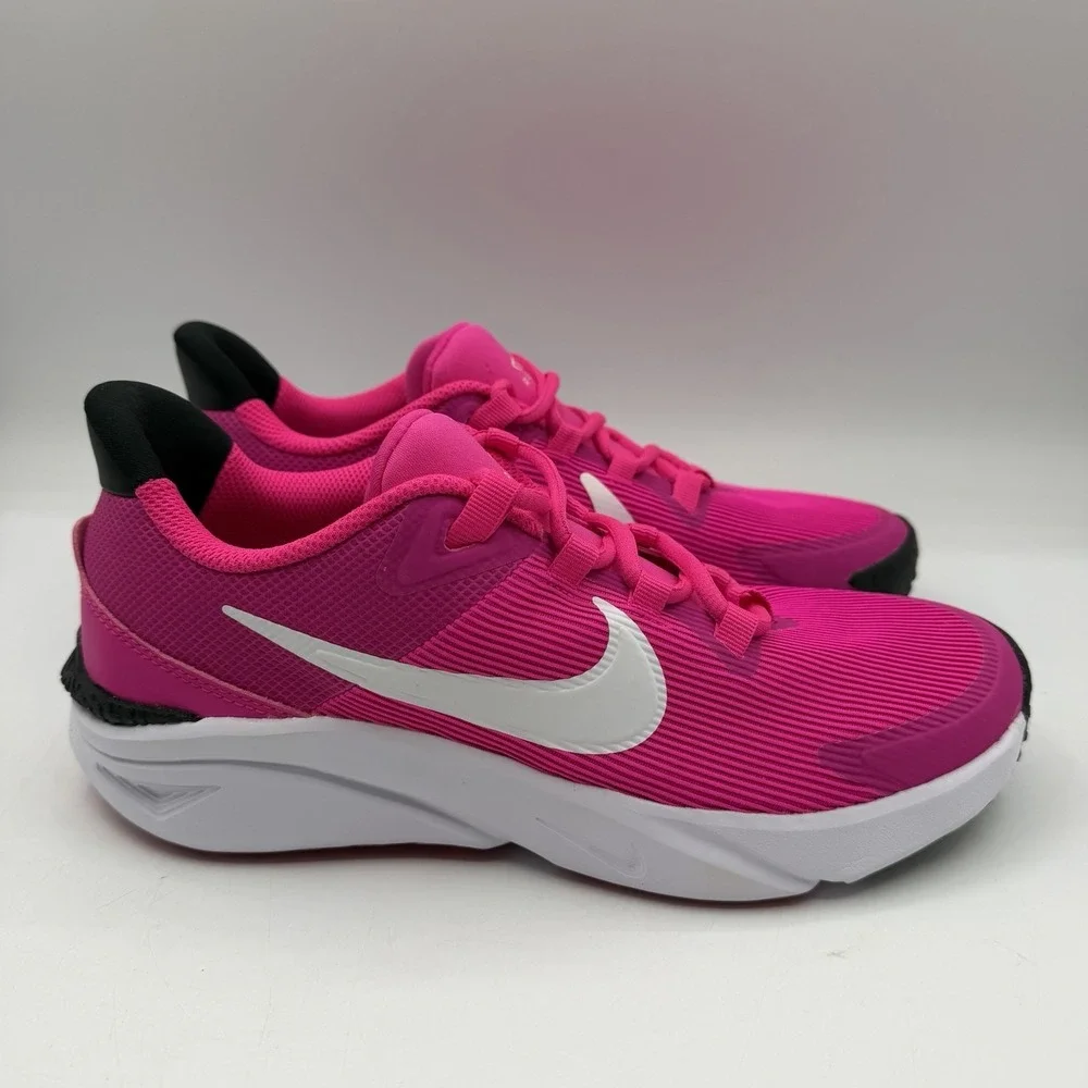 Nike Star Runner 4 NN GS‎ Running Shoes Youth Sz 6Y Fierce Pink White DX7615-601